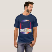 Deelstaat Alaska T-shirt (Voorkant volledig)