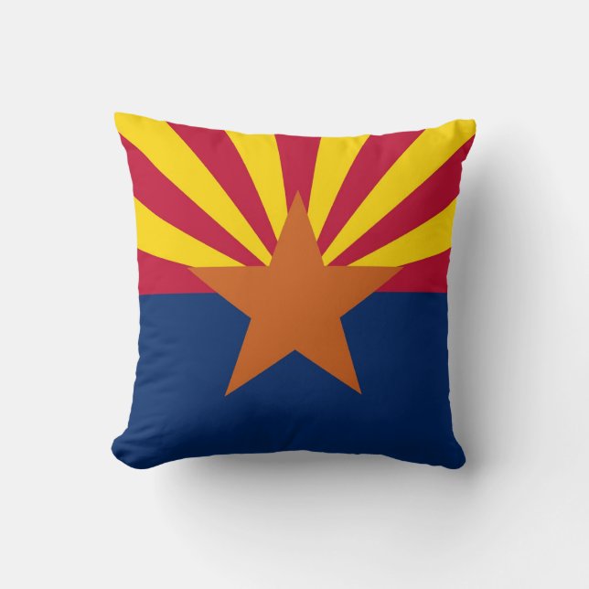 Deelstaat Arizona Flag American MoJo Pillow Kussen (Voorkant)