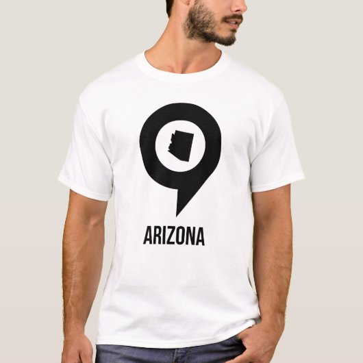 Deelstaat Arizona T-shirt (Voorkant)