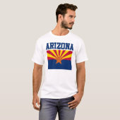 Deelstaat Arizona Vlag T-Shirt (Voorkant volledig)