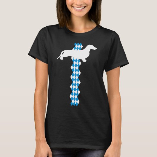 deelstaat beieren - kortharige teckel t-shirt (Voorkant)