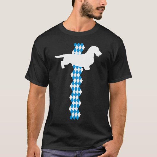 deelstaat beieren - ruwharige teckel t-shirt (Voorkant)