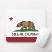 Deelstaat Californië Vlag Del Mar Muismat (Met muis)