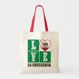 Deelstaat Californië - Vlag - Hart La Crescenta Tote Bag