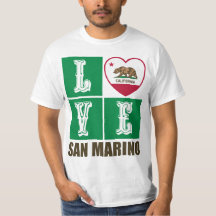 Deelstaat Californië - Vlag Hart San Marino