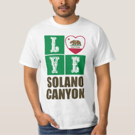 Deelstaat Californië - Vlag - Hart Solano Canyon T-shirt