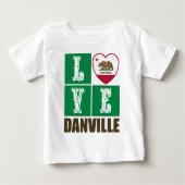 Deelstaat Californië - Vlag Heart Danville (Voorkant)