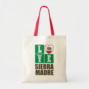 Deelstaat Californië - Vlag - Heart Sierra Madrid Tote Bag
