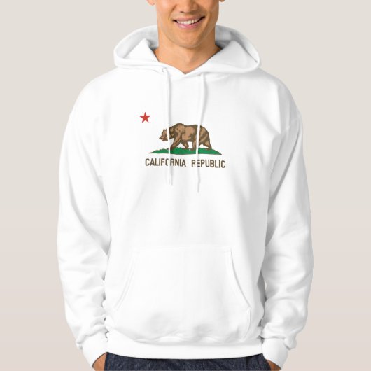 Deelstaat Californië - Vlag Hoodie (Voorkant)