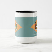 Deelstaat Delaware Flag Mok (Midden)