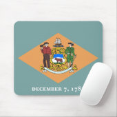 Deelstaat Delaware Flag Muismat (Met muis)