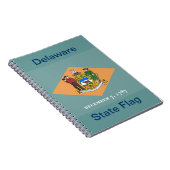 Deelstaat Delaware Flag Notitieboek (Rechterzijde)