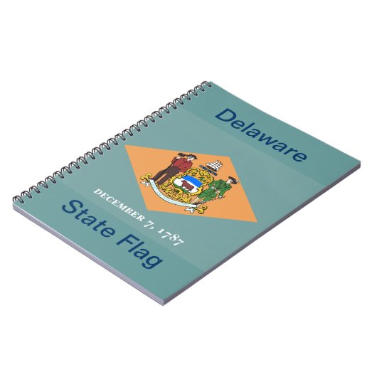 Deelstaat Delaware Flag Notitieboek (Linkerzijde)