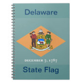 Deelstaat Delaware Flag Notitieboek (Voorkant)