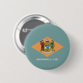 Deelstaat Delaware Flag Ronde Button 5,7 Cm (Voorkant /achterkant)