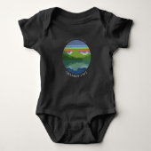 Deelstaat Evergreen Romper (Voorkant)