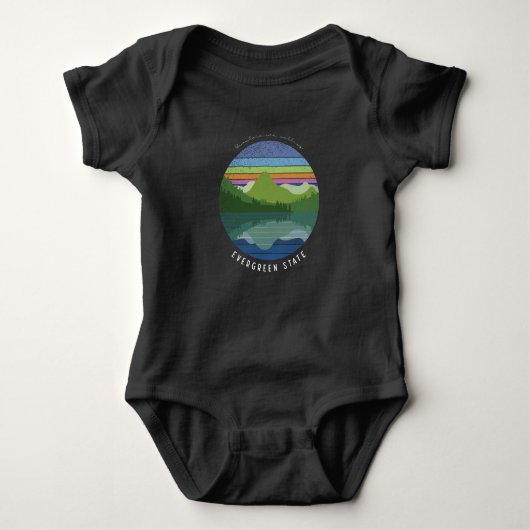 Deelstaat Evergreen Romper (Voorkant)