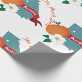 Deelstaat Georgië Cadeaupapier (Hoek)