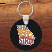 Deelstaat - Georgië - Sleutelhanger (Voorkant)