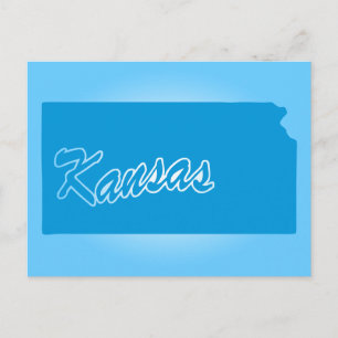 Deelstaat Kansas Briefkaart