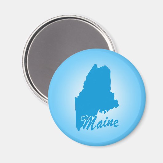 Deelstaat Maine Magnet (Voorkant / Achterkant)