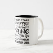 Deelstaat/Maine Tweekleurige Koffiemok (Voorkant rechts)