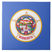 Deelstaat Minnesota - Vlag Tile Tegeltje (Voorkant)