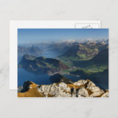 Deelstaat Nidwalden in Zwitserland van Mount Pilat Briefkaart (Voorkant / Achterkant)