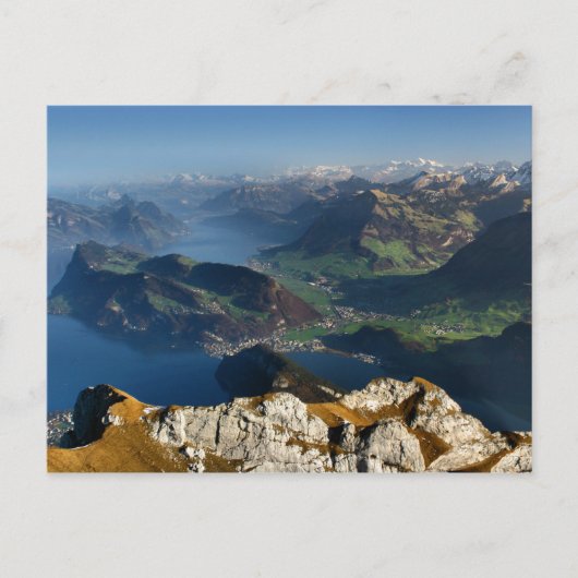 Deelstaat Nidwalden in Zwitserland van Mount Pilat Briefkaart (Voorkant)