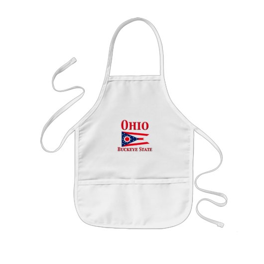 Deelstaat Ohio - Buckeye Kinder Schort (Voorkant)