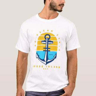 Deelstaat Rhode Island Ocean T-shirt