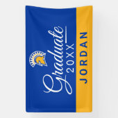 Deelstaat San Jose | Afstuderen klasse van Spandoek (Verticaal)