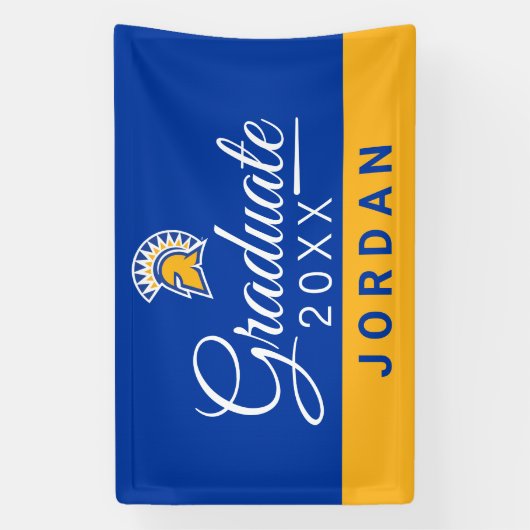 Deelstaat San Jose | Afstuderen klasse van Spandoek (Verticaal)