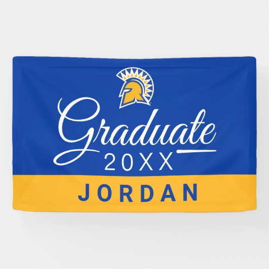 Deelstaat San Jose | Afstuderen klasse van Spandoek (Horizontaal)