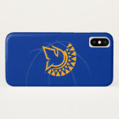 Deelstaat San Jose Spartans: Basketball Case-Mate iPhone Case (Achterkant (horizontaal))