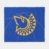 Deelstaat San Jose Spartans: Basketball Fleece Deken (Voorkant (Horizontaal))