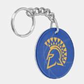 Deelstaat San Jose Spartans: Basketball Sleutelhanger (Voorkant Links)