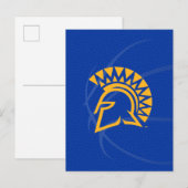 Deelstaat San Jose Spartans: Basketball Uitnodiging Briefkaart (Voorkant / Achterkant)