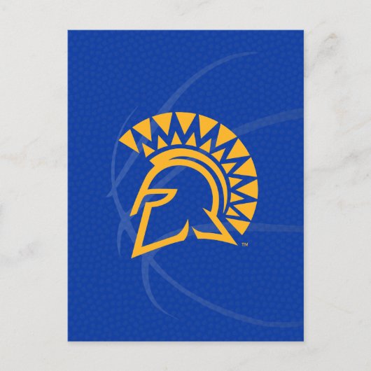 Deelstaat San Jose Spartans: Basketball Uitnodiging Briefkaart (Voorkant)