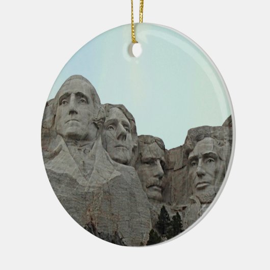 Deelstaat South Dakota Mount Rushmore Keramisch Ornament (Links)
