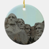 Deelstaat South Dakota Mount Rushmore Keramisch Ornament (Achterkant)