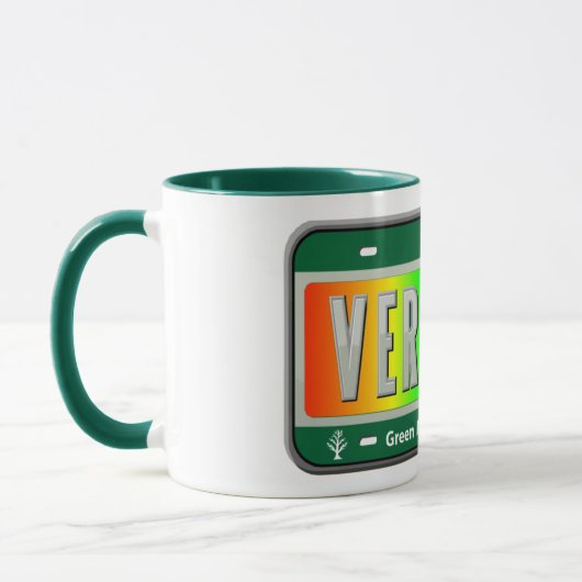 Deelstaat Vermont Rainbow Mok (Links)