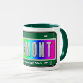 Deelstaat Vermont Rainbow Mok (Voorkant rechts)