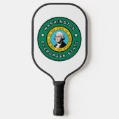 Deelstaat Washington Evergreen Pickleball Paddle (Achterkant)