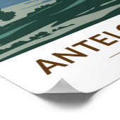 Deelstaatpark Utah  op het eiland Antelope Poster (Hoek)