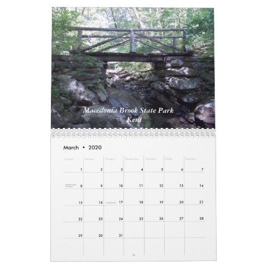 Deelstaatparken met verbinding kalender (Mar 2020)