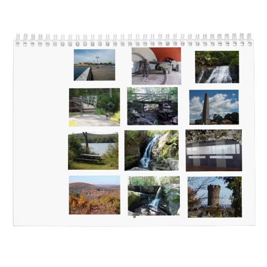 Deelstaatparken met verbinding kalender (Achterkant)