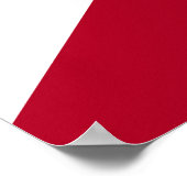 Deelstaatvlag Alabama, St Andrew Crimson Cross Poster (Hoek)