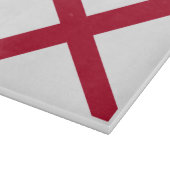 Deelstaatvlag Alabama, St Andrew Crimson Cross Snijplank (Hoek)