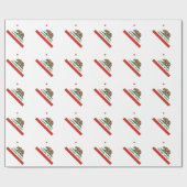 Deelstaatvlag Californië Cadeaupapier (Vlak)